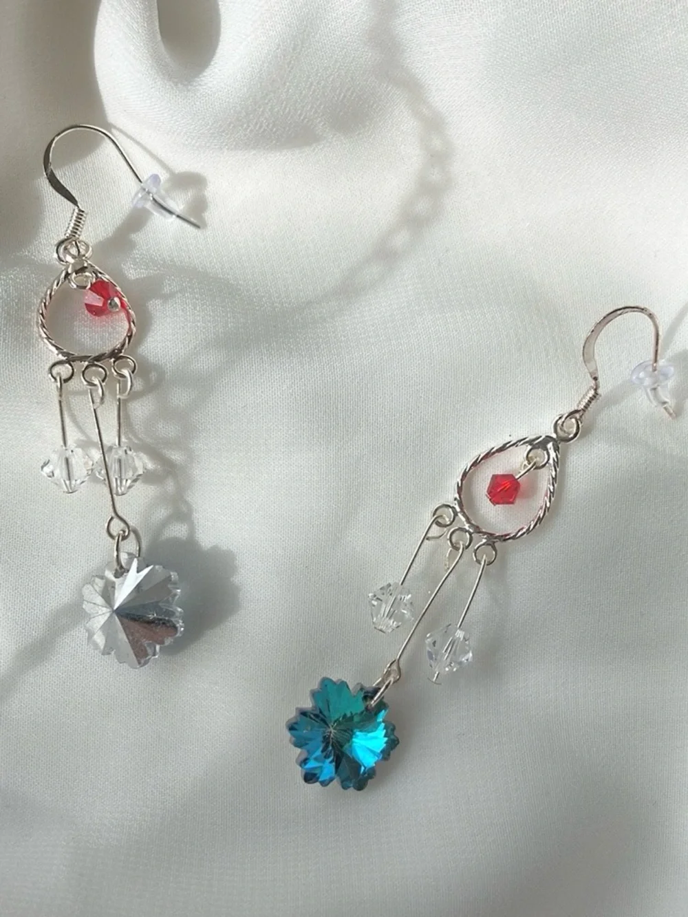 Winter Snowflake Earrings - Picture 3 of 4
